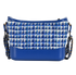Small Gabrielle, &pound;1,500, Handbags, Blue/White, Leather/Tweed, Back view